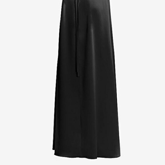 After Six 6874.....Lace Up Tie-Back Corset Maxi Dress....Black...Size 0 - Picture 4 of 7